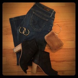 AG skinny straight jeans